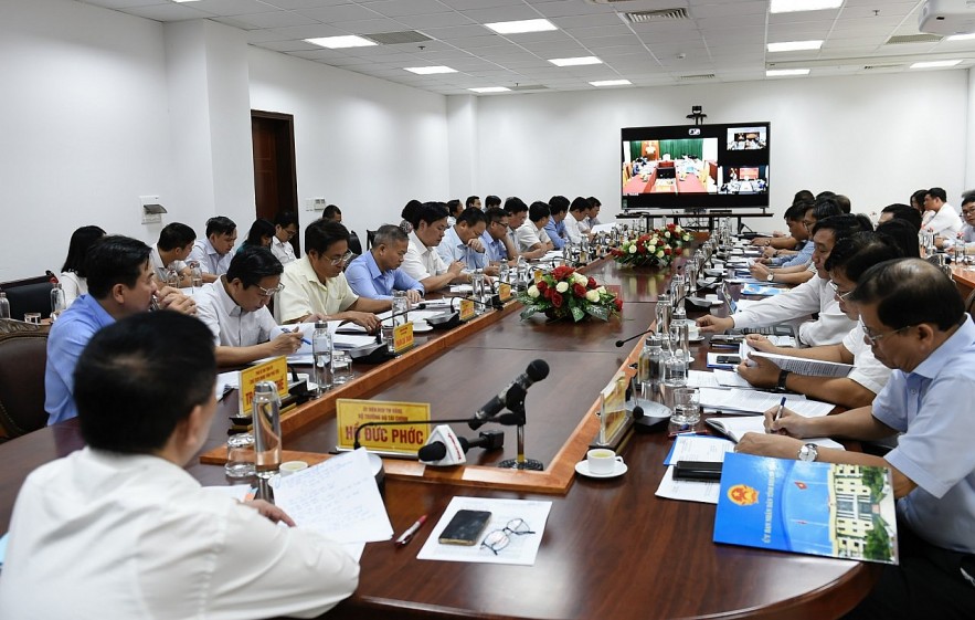 Chùm ảnh: Bộ trưởng Hồ Đức Phớc kiểm tra một số dự án đầu tư công tại Khánh Hòa