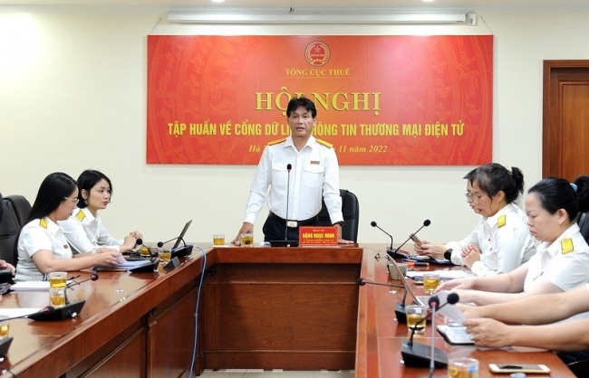 tong cuc thue tap huan su dung cong du lieu thong tin thuong mai dien tu