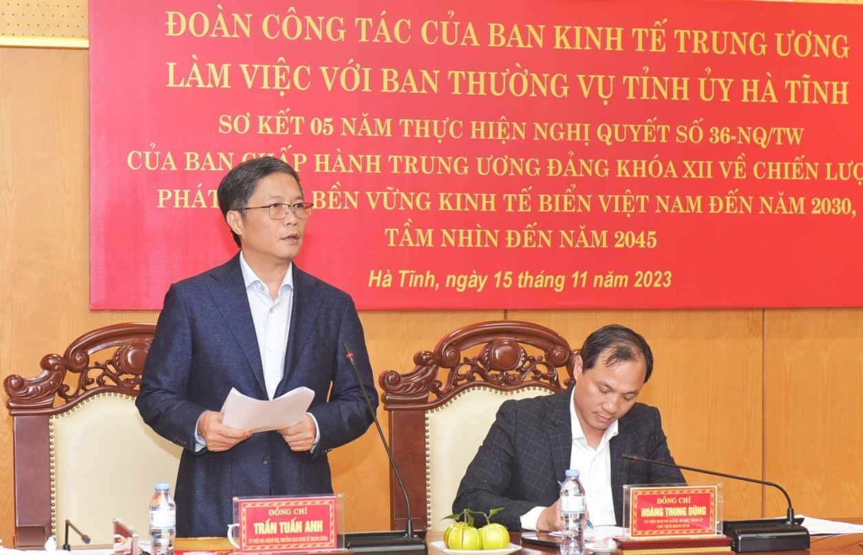 Hà Tĩnh phấn đấu đạt mục tiêu “mạnh về biển, giàu từ biển”