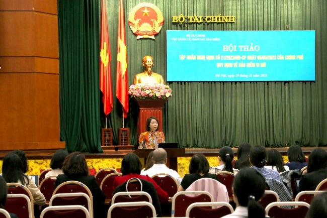 Tập huấn các quy định mới về sản phẩm bảo hiểm vi mô