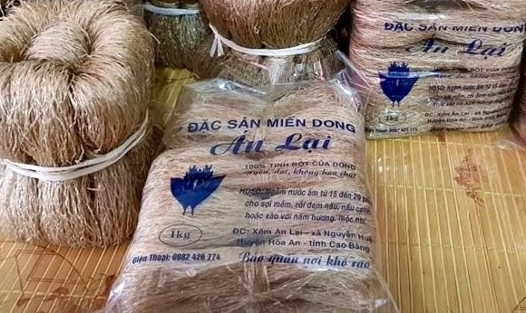 Cao Bằng: Tạo lập và phát triển, chứng nhận nhãn hiệu miến dong Án Lại