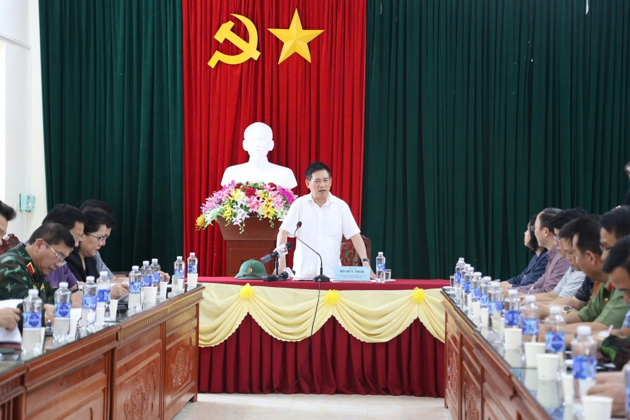 Phó Thủ tướng Hồ Đức Phớc kiểm tra, chỉ đạo khắc phục hậu quả mưa lũ tại Bắc Kạn Phó Thủ tướng Hồ Đức Phớc kiểm tra, chỉ đạo khắc phục hậu quả mưa lũ tại Bắc Kạn