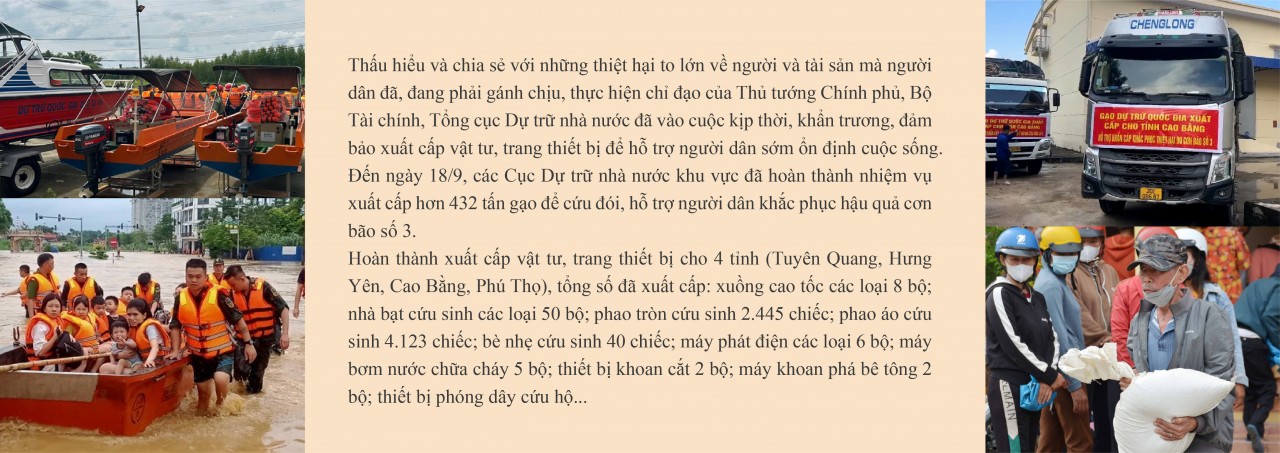 Ngành Tài chính tiên phong hỗ trợ khắc phục hậu quả và tái thiết sau bão lũ