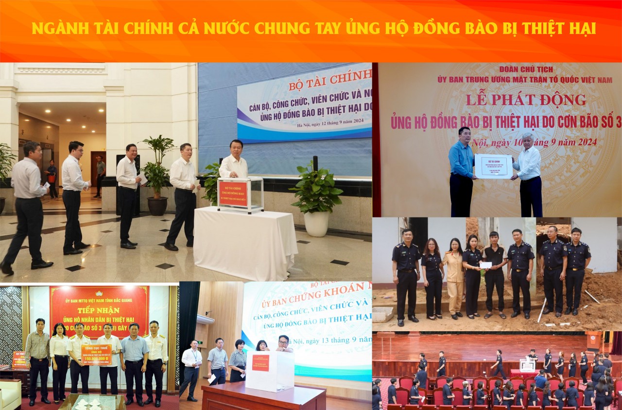 Ngành Tài chính tiên phong hỗ trợ khắc phục hậu quả và tái thiết sau bão lũ