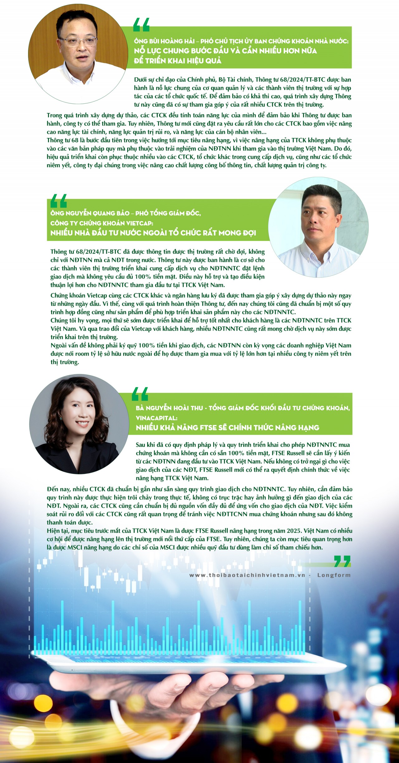 Những chuyển động tích cực trong tiến trình nâng hạng thị trường chứng khoán