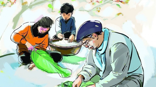 banh chung khuc bien tau day ngau hung