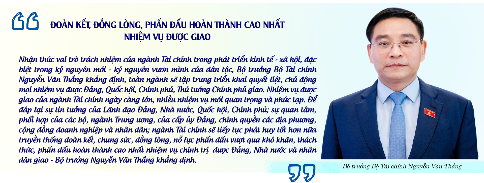 Ngành Tài chính nêu cao tinh thần trách nhiệm, &quot;chỉ bàn làm, không bàn lùi&quot;