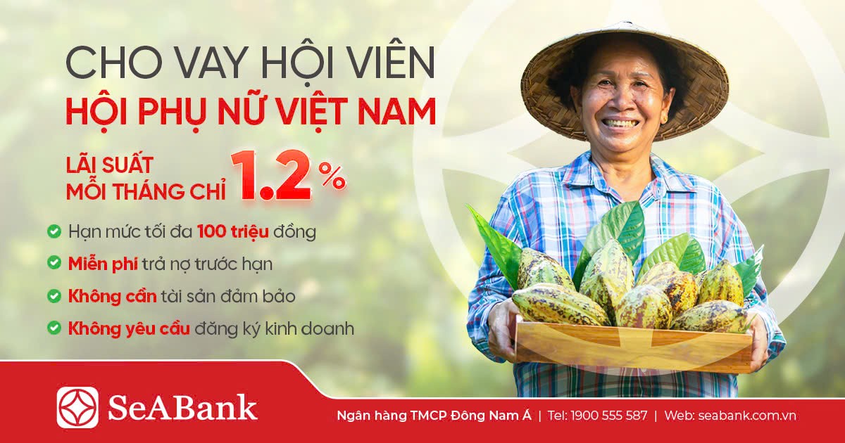 SeABank triển khai gói vay tín chấp 300 tỷ đồng lãi suất ưu đãi dành cho phụ nữ SeABank triển khai gói vay tín chấp 300 tỷ đồng lãi suất ưu đãi dành cho phụ nữ