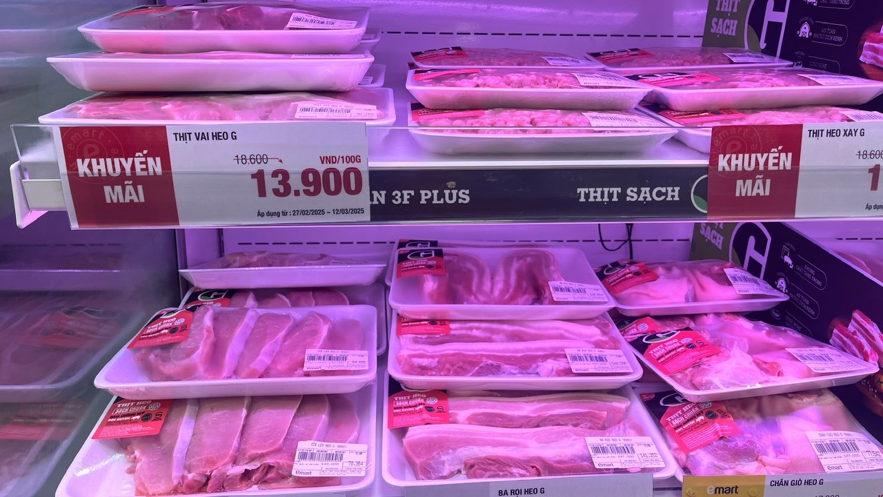 Từ ngày 1/4, TP. Hồ Chí Minh điều chỉnh tăng giá thịt lợn bình ổn thị trường