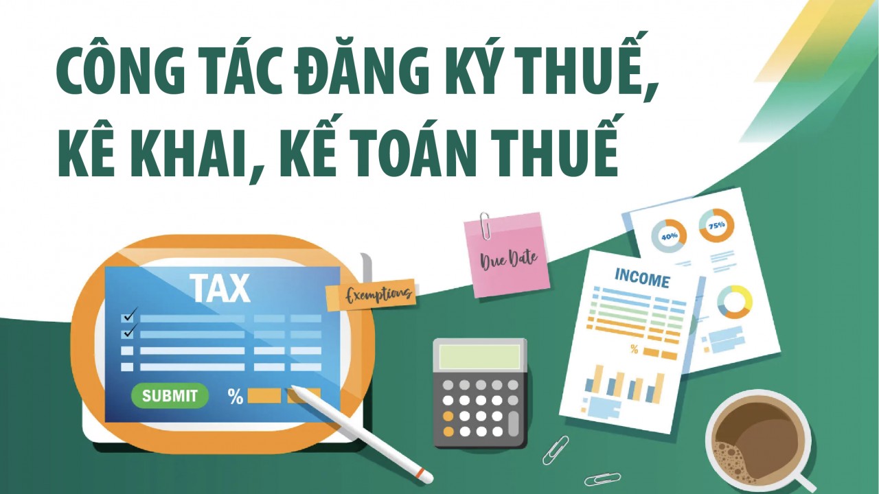 Infographics: Toàn cảnh công tác đăng ký thuế, kê khai, kế toán thuế