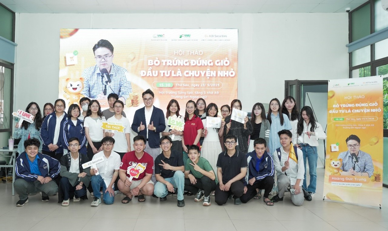 KBSV “bắt tay” Đại học Quốc gia Hà Nội: Đầu tư vào thế hệ trẻ - Ươm mầm tài năng, khai phóng tư duy tài chính