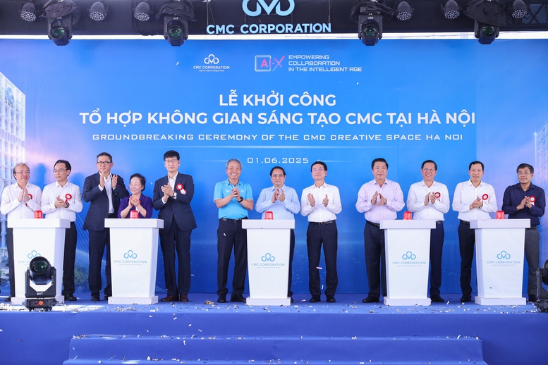 Thủ tướng Phạm Minh Chính dự khởi công Tổ hợp không gian sáng tạo CMC- Ảnh 4.