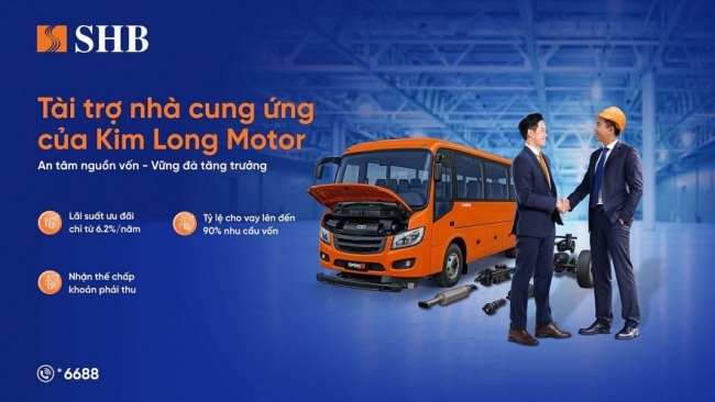 shb cap goi tin dung cho doanh nghiep thuoc chuoi cung ung dau vao cho kim long motor ho tro den 90 nhu cau von