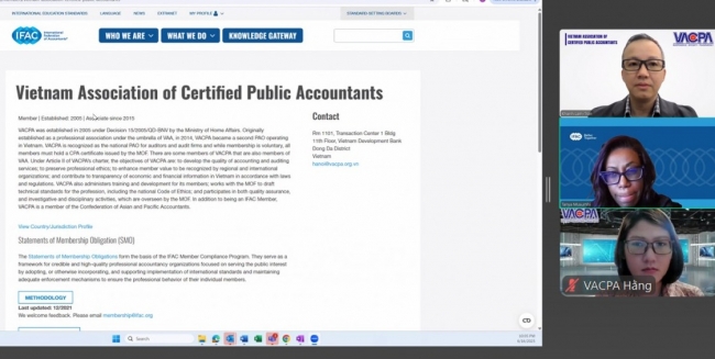 VACPA và  Liên đoàn Kế toán Quốc tế (IFAC) thúc đẩy phát triển nghề nghiệp kế toán, kiểm toán