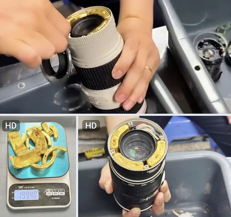 undefined Hải quan Nội Bài chặt bắt vụ cất giấu gần 2 kg vàng trong ống kính máy ảnh