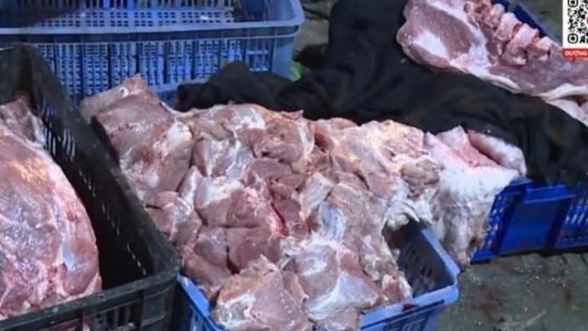 Công an Hà Nội triệt phá đường dây giết mổ, tiêu thụ thịt lợn bệnh