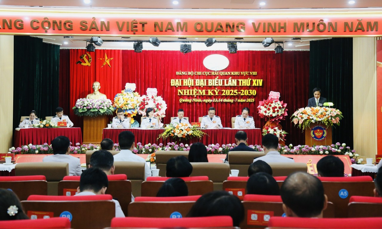 Chi cục Hải quan khu vực VIII tổ chức Đại hội Đại biểu lần thứ XIV, nhiệm kỳ 2025 – 2030
