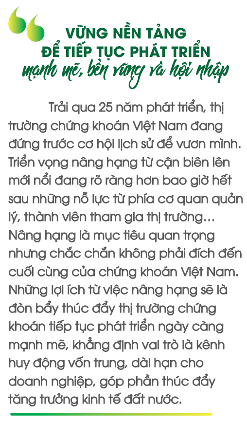 Nhiều cơ hội để thị trường chứng khoán nâng tầm phát triển Nhiều cơ hội để thị trường chứng khoán nâng tầm phát triển