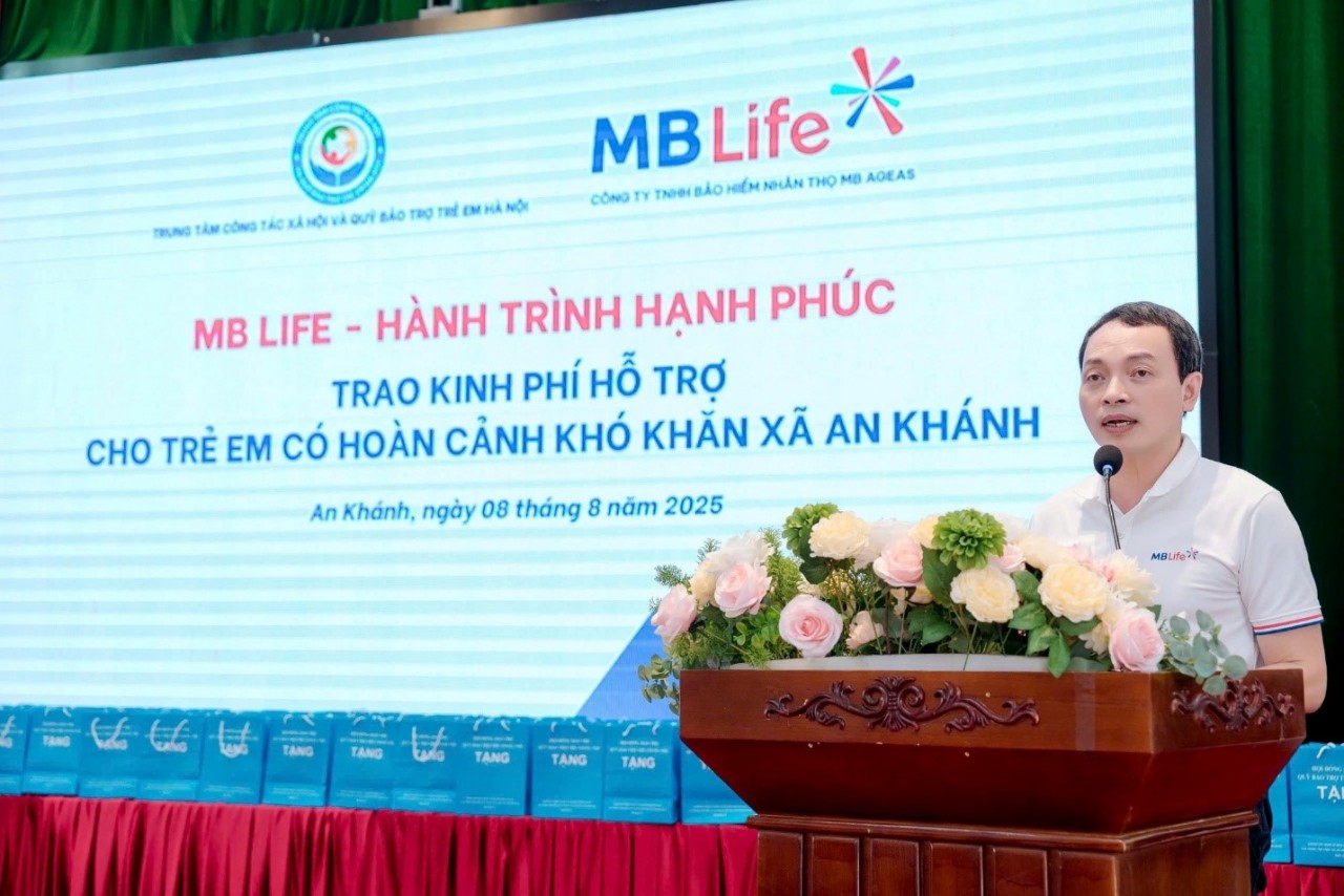 “MB Life - Hành trình hạnh phúc” - Chương trình trao kinh phí hỗ trợ cho trẻ em có hoàn cảnh khó khăn