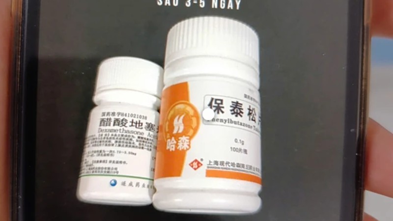 Cảnh báo tuyệt đối không mua, bán và sử dụng thuốc chứa hoạt chất cấm Phenylbutazone