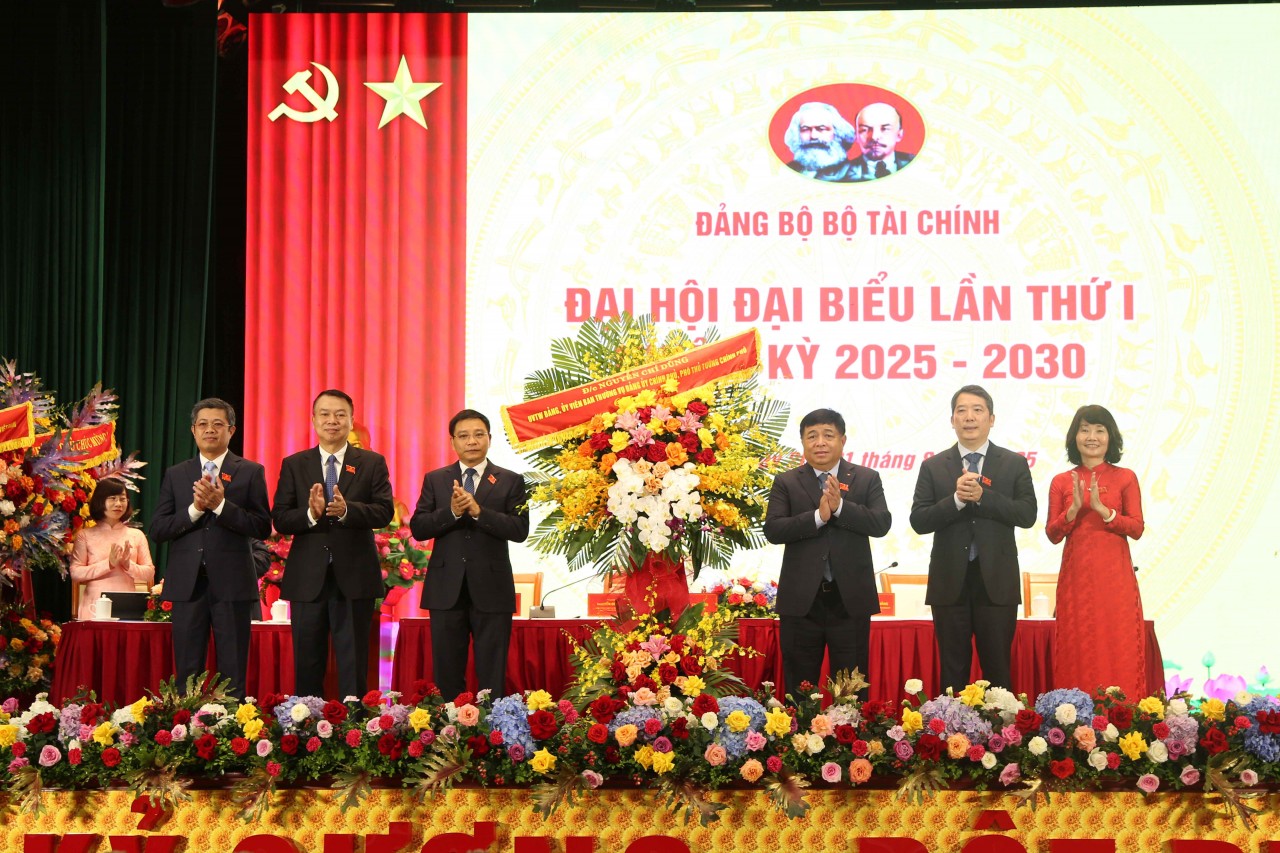 Khai mạc Đại hội Đảng bộ Bộ Tài chính lần thứ I, nhiệm kỳ 2025 - 2030
