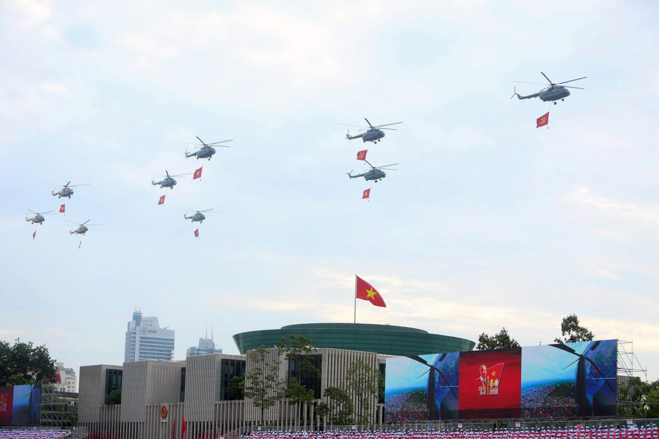 Tổng duyệt diễu binh, diễu hành A80 trong bầu không khí đẹp nao lòng Tổng duyệt diễu binh, diễu hành A80 trong bầu không khí đẹp nao lòng