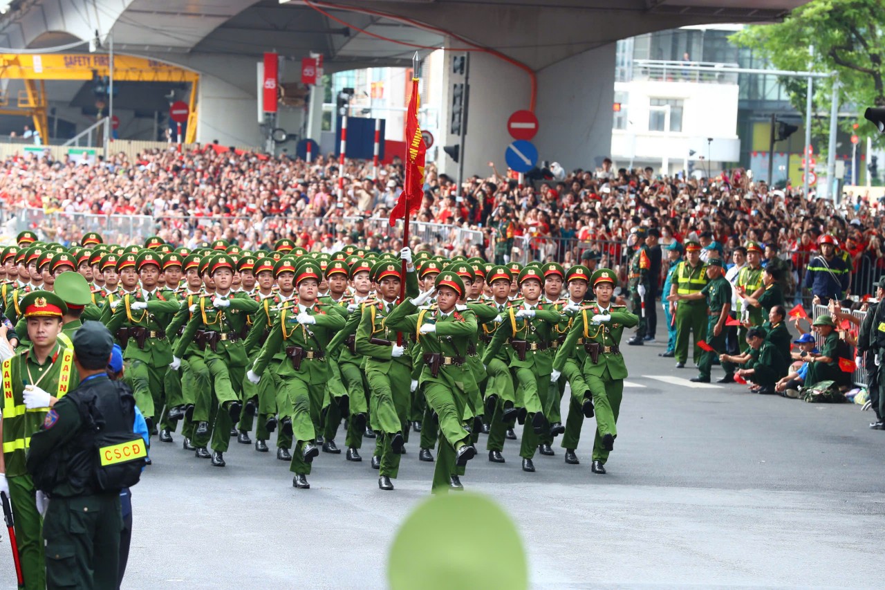 Tổng duyệt diễu binh, diễu hành A80 trong bầu không khí đẹp nao lòng Tổng duyệt diễu binh, diễu hành A80 trong bầu không khí đẹp nao lòng