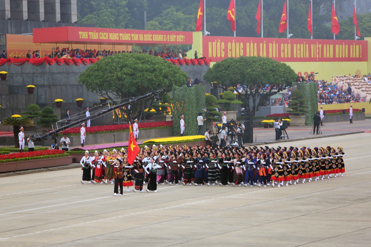 Những hình ảnh ấn tượng về diễu binh, diễu hành kỷ niệm 80 năm Quốc khánh 2/9