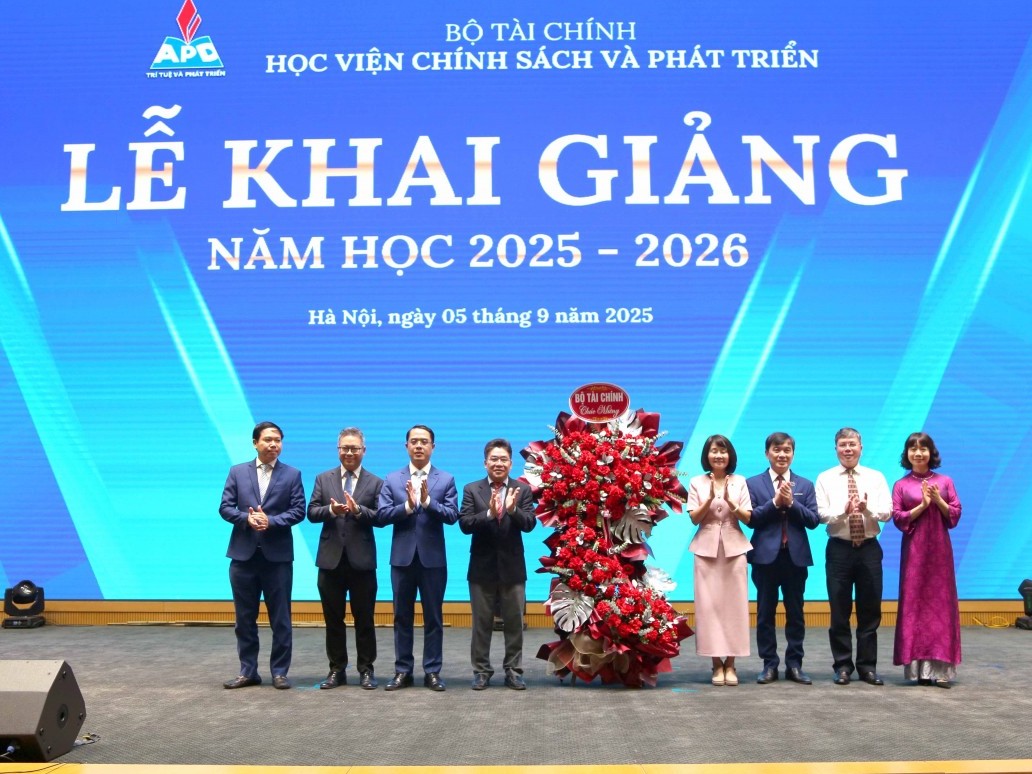 Học viện Chính sách và Phát triển khai giảng năm học mới 2025 - 2026