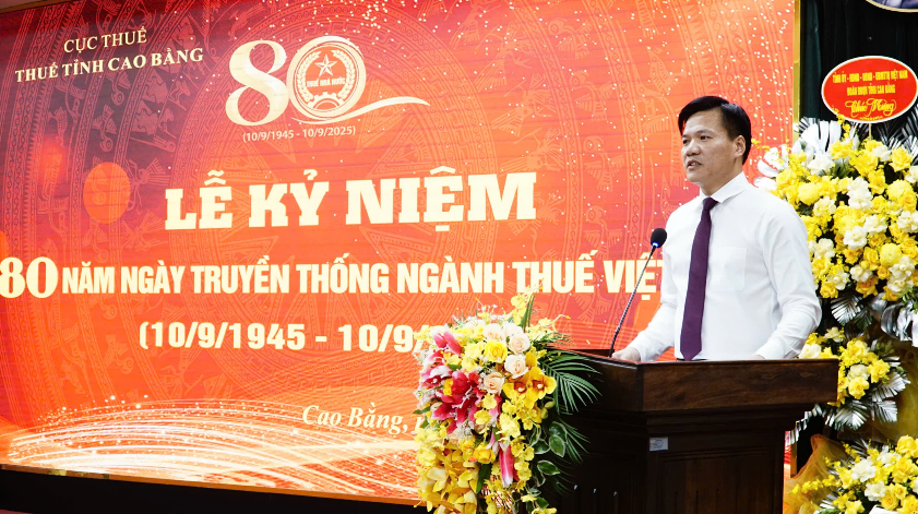 Thuế tỉnh Cao Bằng tổ chức lễ kỷ niệm 80 năm Ngày truyền thống ngành Thuế Việt Nam