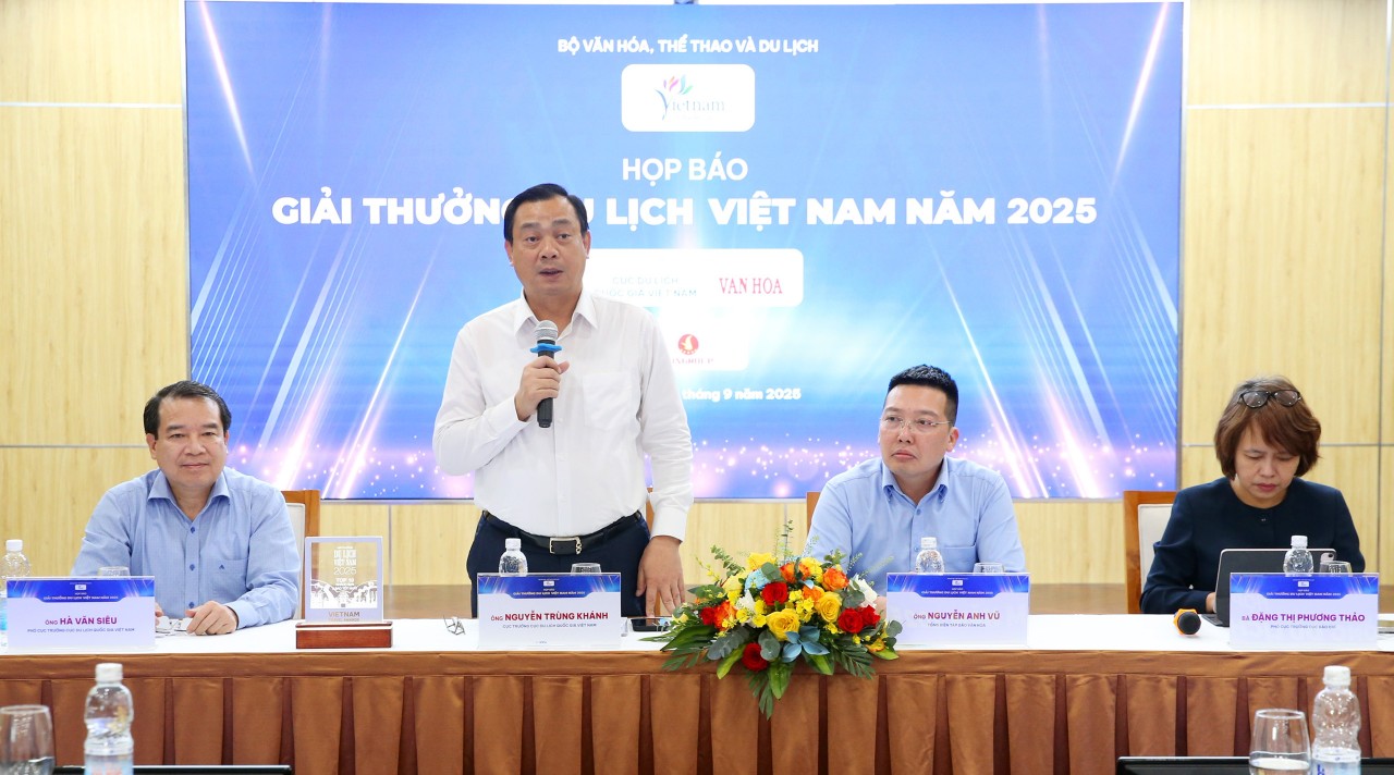 Giải thưởng Du lịch Việt Nam 2025: Nâng cao giá trị thương hiệu và kết nối ngành du lịch bền vững Giải thưởng Du lịch Việt Nam 2025: Nâng cao giá trị thương hiệu và kết nối ngành du lịch bền vững