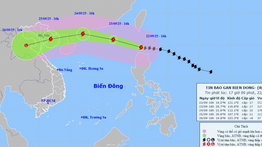 Họp khẩn cấp bách ứng phó siêu bão Ragasa