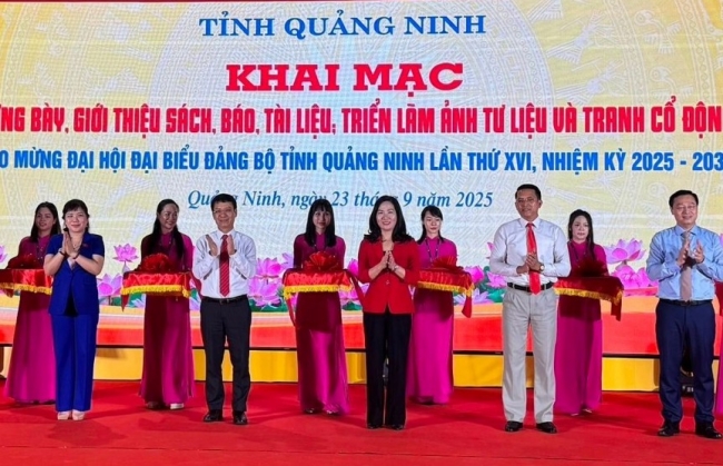 Quảng Ninh tổ chức trưng bày, triển lãm chào mừng Đại hội Đảng bộ tỉnh lần thứ XVI