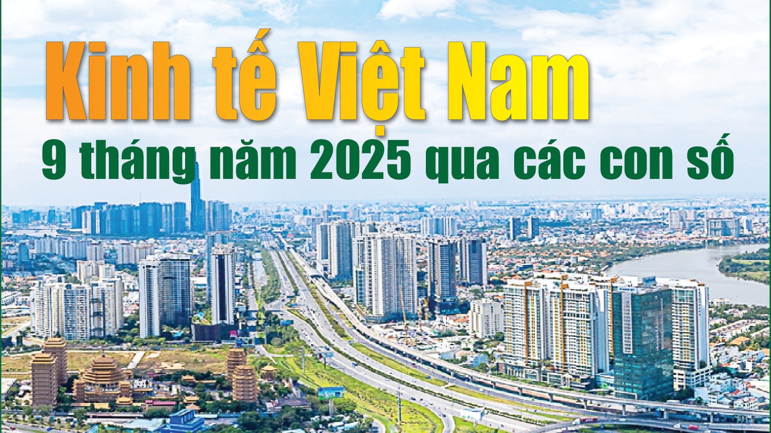 Infographics: Những điểm sáng kinh tế Việt Nam 9 tháng năm 2025 qua các con số