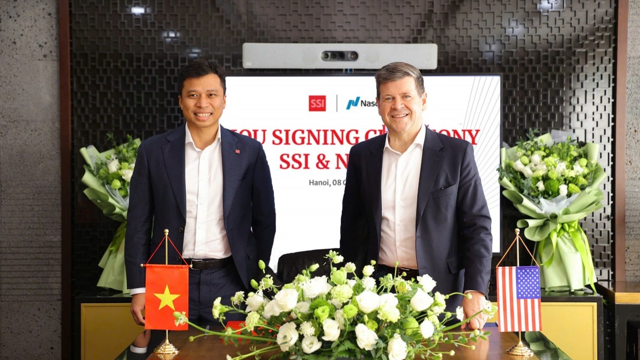 SSI hợp tác với Nasdaq trên 3 lĩnh vực quan trọng