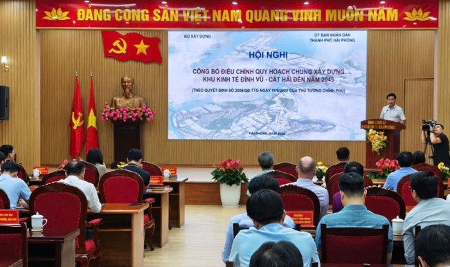 Hải Phòng: Mở rộng không gian phát triển Khu kinh tế Đình Vũ - Cát Hải, tổng quy mô 22.540 ha