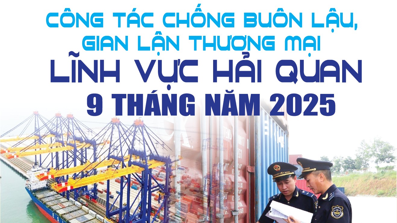 Infographics: Phát hiện 13.328 vụ vi phạm pháp luật hải quan trong 9 tháng năm 2025