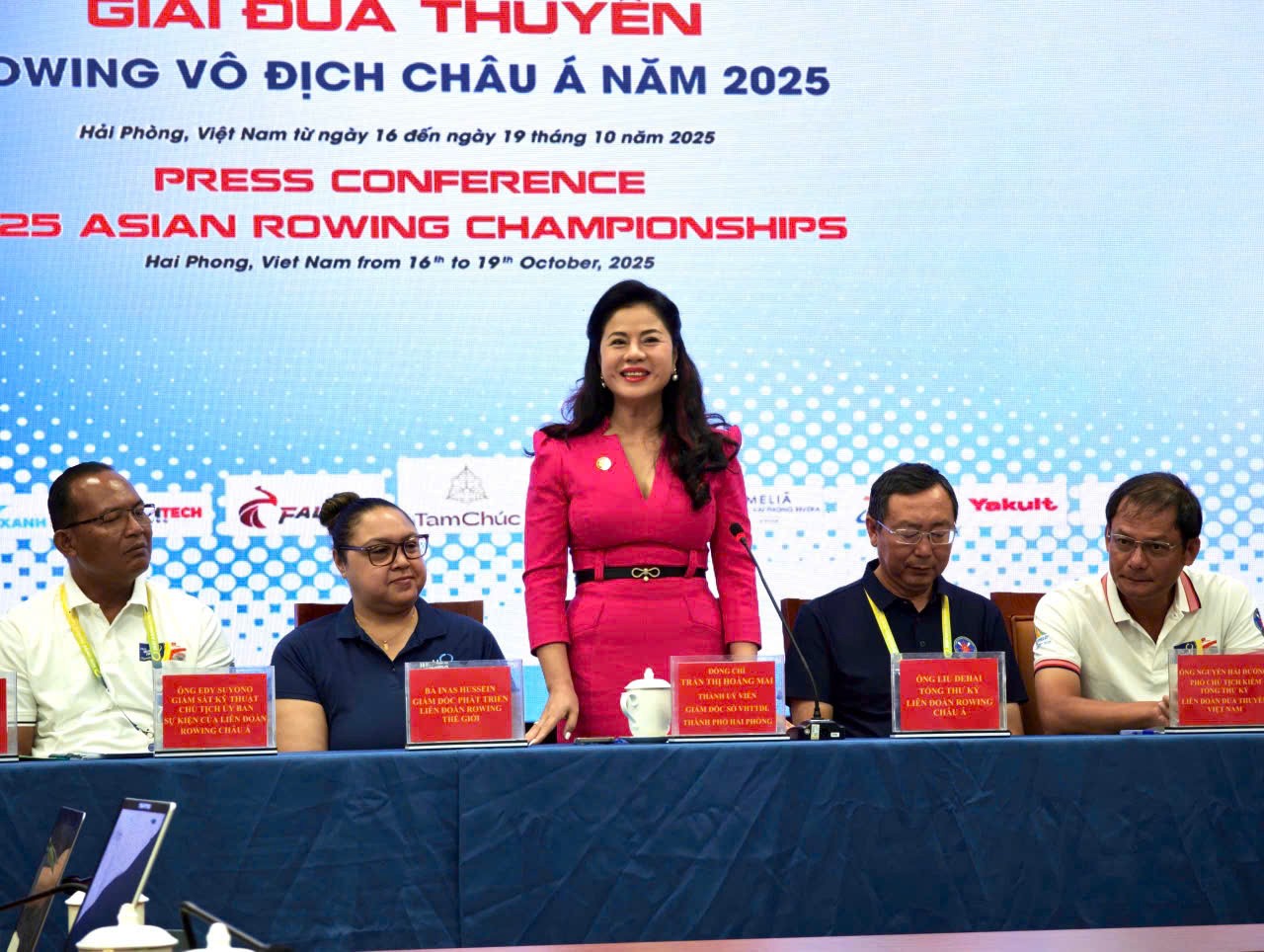 18 quốc gia tham dự giải Đua thuyền Rowing vô địch châu Á năm 2025 tại Hải Phòng