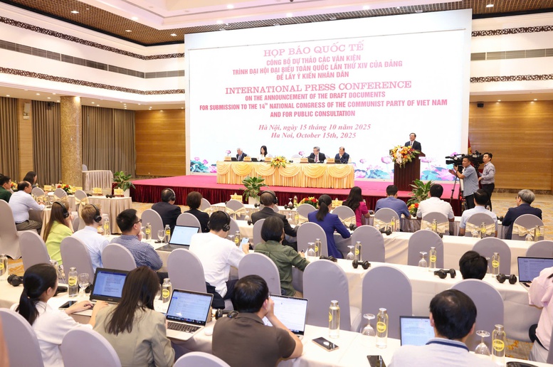Họp báo quốc tế công bố dự thảo các Văn kiện trình Đại hội XIV của Đảng- Ảnh 4. Họp báo quốc tế công bố dự thảo các Văn kiện trình Đại hội XIV của Đảng- Ảnh 4.