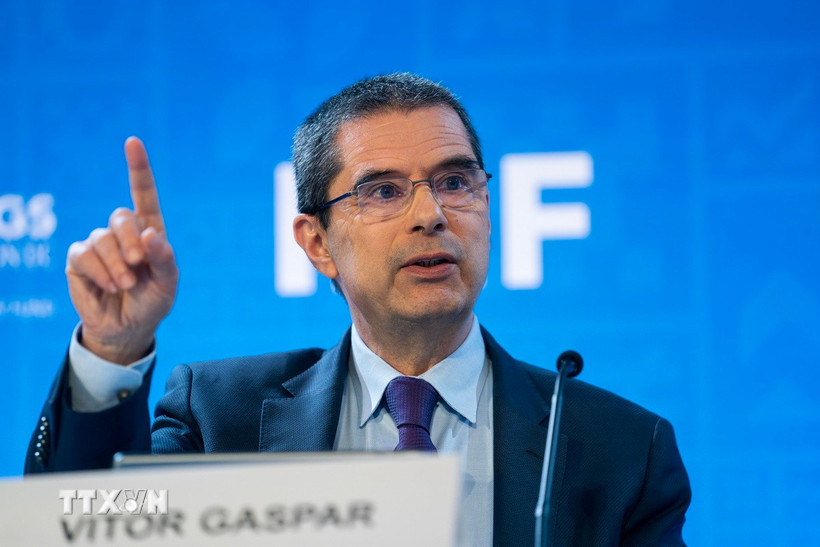 Ông Vitor Gaspar, Giám đốc Bộ phận Tài khóa của IMF. (Ảnh: THX/TTXVN)