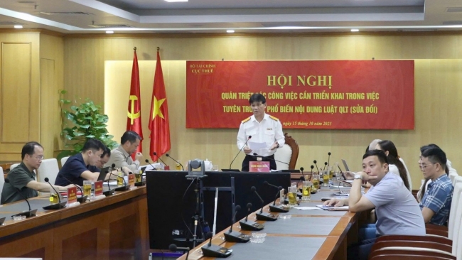 Thuế tỉnh, thành phố phối hợp với cơ quan báo chí truyền thông về Luật Quản lý thuế (sửa đổi)