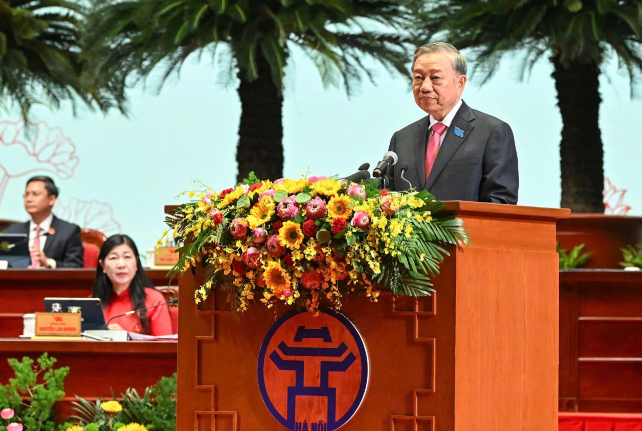 Tổng Bí thư Tô Lâm: Tạo khí thế mới, quyết tâm mới, động lực mới phát triển Thủ đô trong kỷ nguyên mới của dân tộc