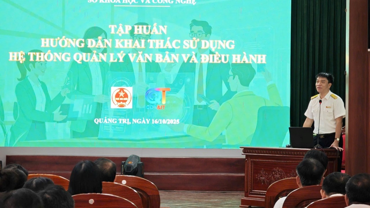 Thuế tỉnh Quảng Trị tập huấn hướng dẫn khai thác sử dụng hệ thống quản lý văn bản và điều hành