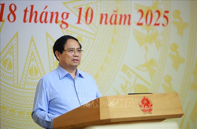 Thủ tướng Phạm Minh Chính chủ trì Hội nghị thúc đẩy giải ngân đầu tư công Chú thích ảnh