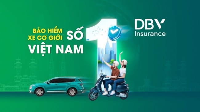 Bảo hiểm DBV vượt 3.000 tỷ đồng phí bảo hiểm gốc, vững ngôi đầu mảng xe cơ giới