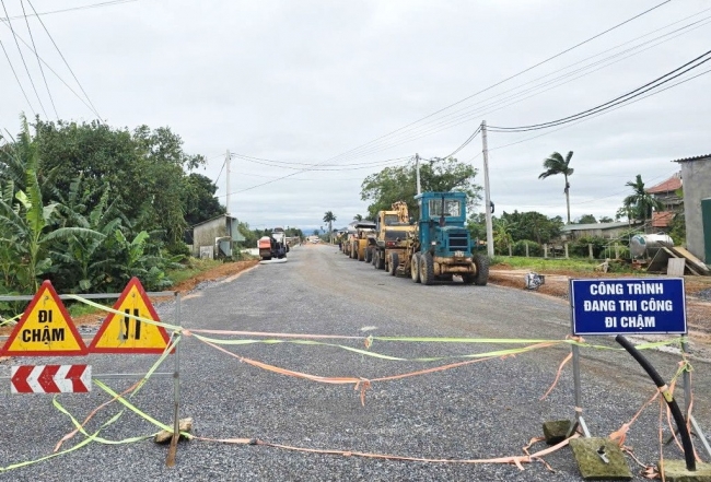 Dự án đường nối vào Khu lưu niệm Tổng Bí thư Lê Duẩn sẽ "về đích" vào cuối năm