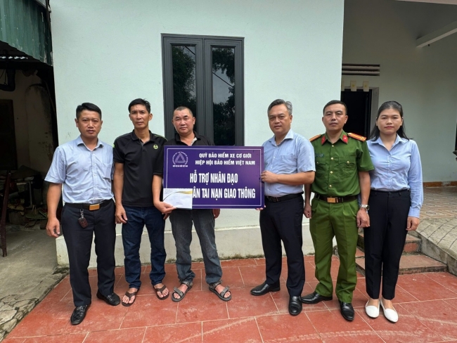 quy bao hiem xe co gioi trao ho tro nhan dao cho nan nhan tai nan giao thong