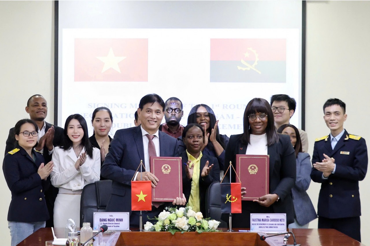 Việt Nam và Angola ký Biên bản đàm phán vòng 1 Hiệp định tránh đánh thuế hai lần