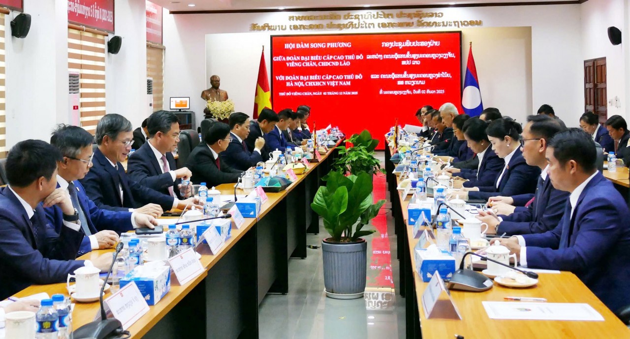 Hà Nội và Viêng Chăn tiếp tục hợp tác chặt chẽ, bền vững