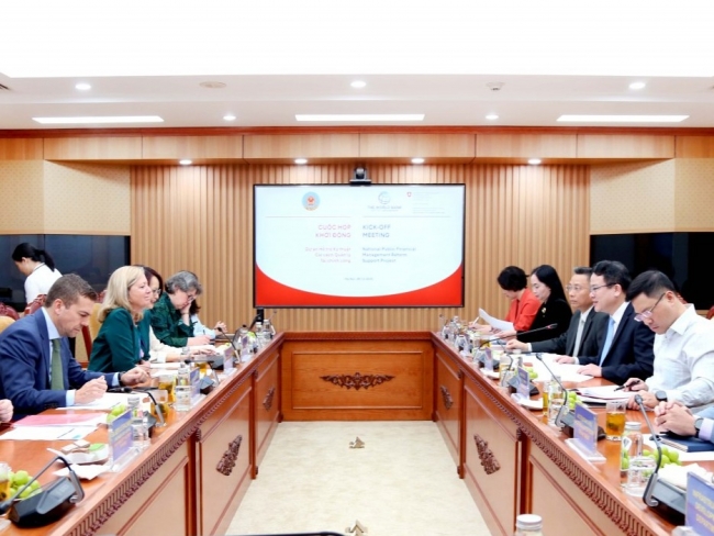 bo tai chinh va wbseco khoi dong du an cai cach quan ly tai chinh cong